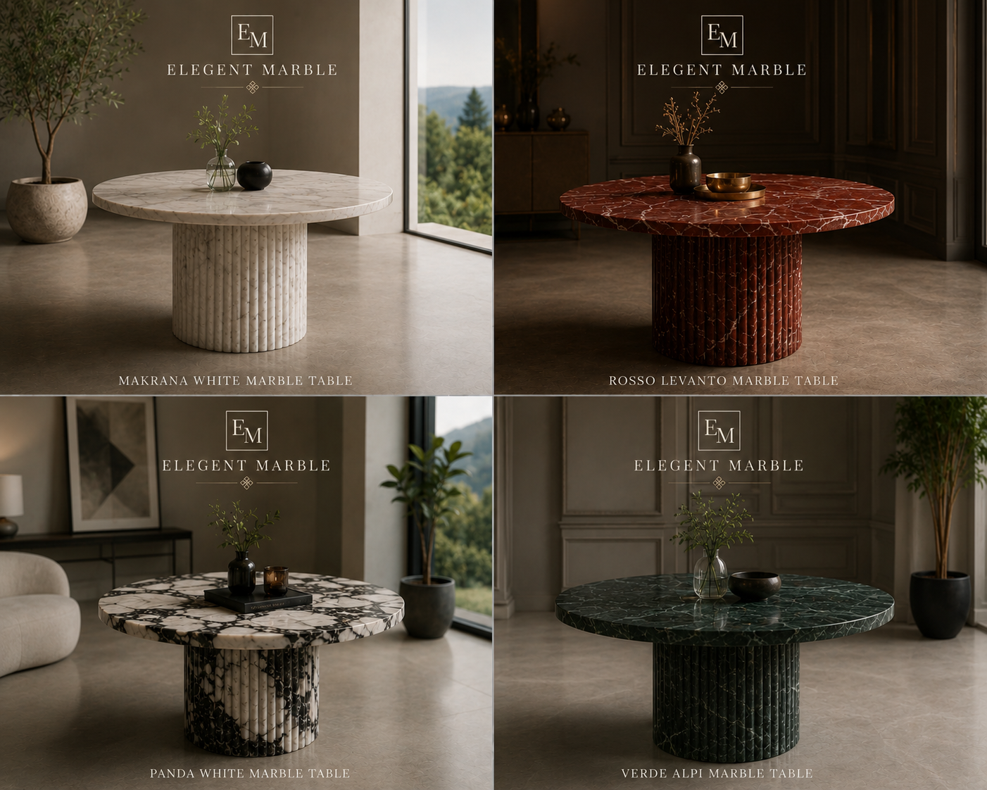Custom marble console table designs