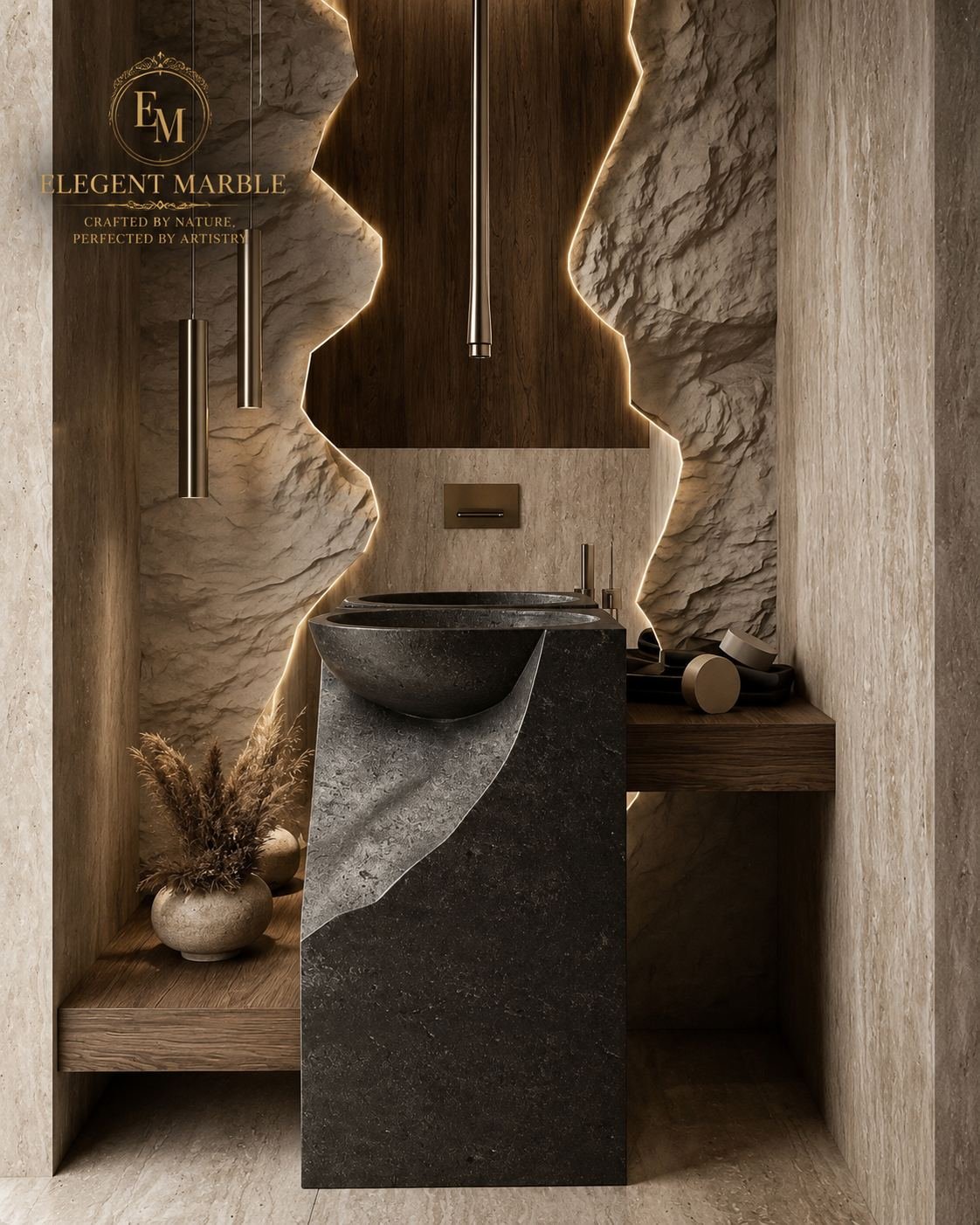 Marble washbasin collection